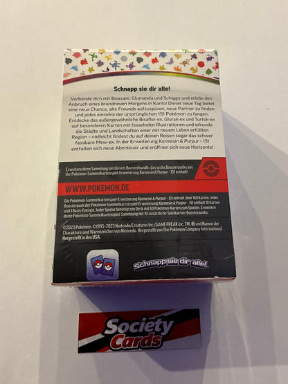 Pokémon Karmesin & Purpur – 151 Booster Bundle (Deutsch)
