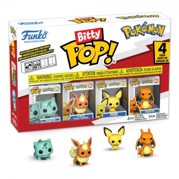 Funko Bitty POP! Pokémon Series 3 – 4er-Pack